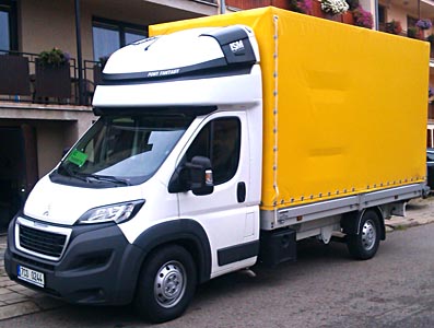 Dodávka Peugeot pro mezinárodní i vnitrostátní nákladní automobilovou dopravu