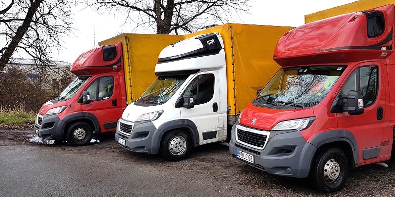 dodávka Peugeot pro mezinárodní i vnitrostátní nákladní  autodopravu